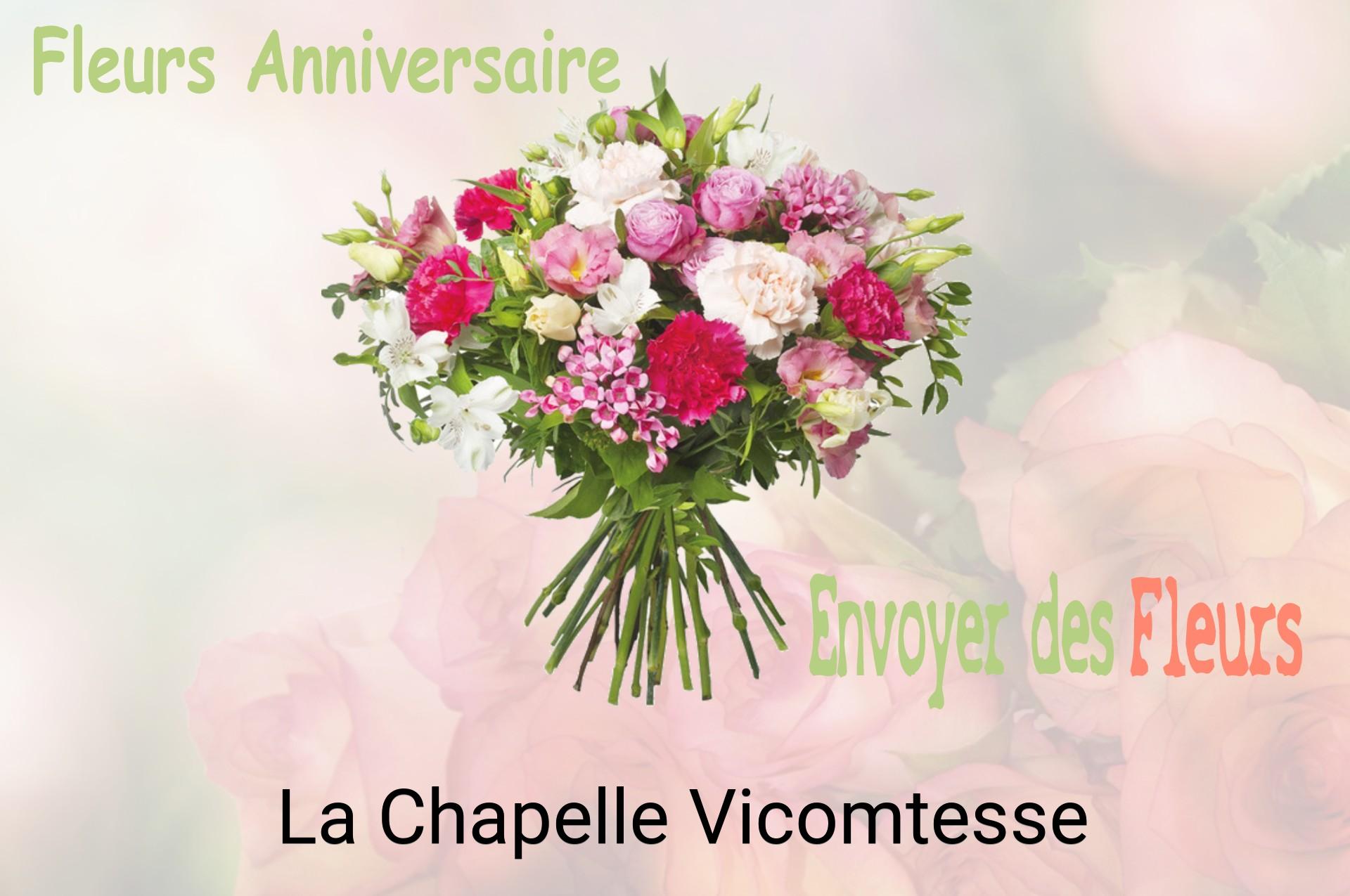Bouquet de fleurs d’anniversaire livré à La Chapelle-Vicomtesse