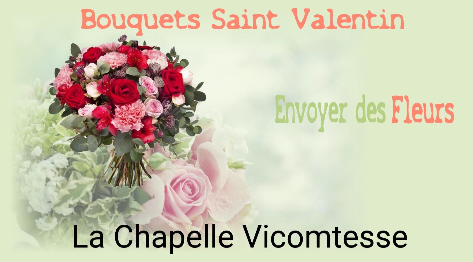 Roses de Saint-Valentin livrées à La Chapelle-Vicomtesse